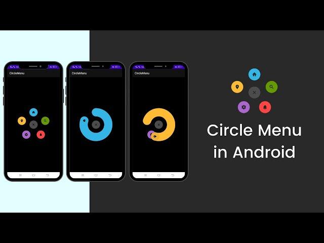 Circle Menu in Android | Android Studio | Java