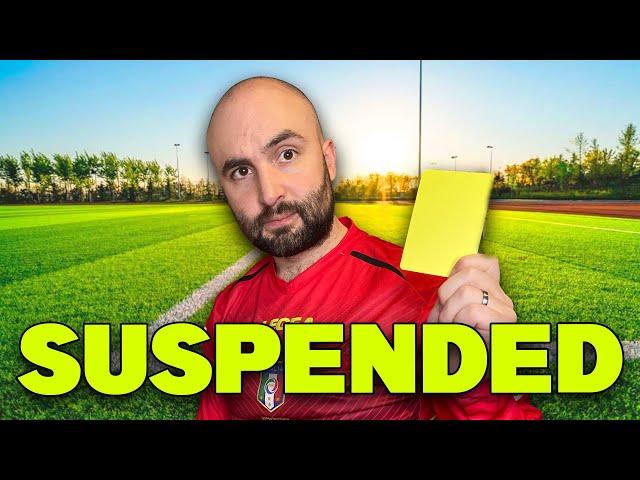 They suspended ME in Football Referee Simulator