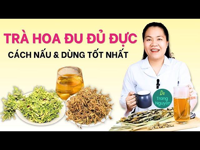 Cách nấu trà hoa lá đu đủ đực - sả cây và cách sử dụng tốt nhất cho sức khỏe