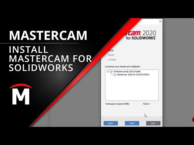 How to Install Mastercam for SOLIDWORKS