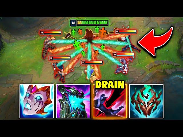 Fiddlesticks but I have TWO DRAINS instead of one and it's broken (INFINITE HEALING)