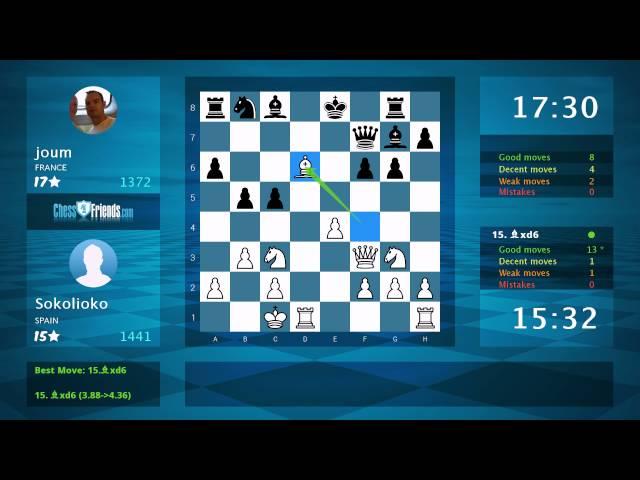 Chess Game Analysis: Sokolioko - joum : 1-0 (By ChessFriends.com)