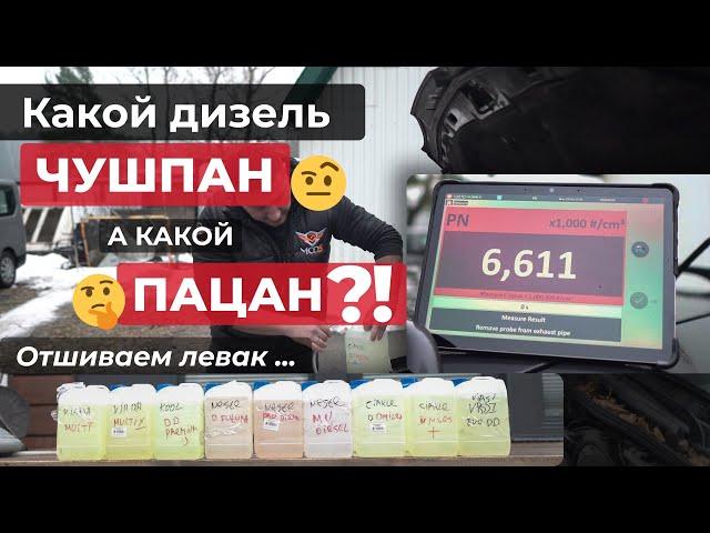 ПРОВЕРКА ДИЗЕЛЬНОГО ТОПЛИВА - Заправляй ЭТО чтобы ПРОЙТИ ТЕХОСМОТР и авто НЕ ДЫМИЛ️ ТЕСТИРУЕМ