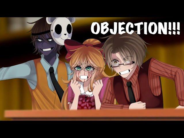 OBJECTION!!! || Trend (Art) || (FNAF) Afton Family (Ft. Henry Emily and Cassidy) || ️BL00D️