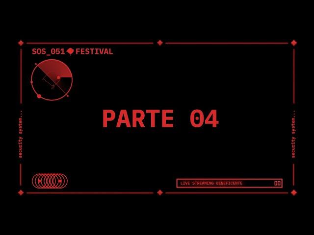 SOS 051 FESTIVAL TECHNO LIVE  STREAMING BENEFICENTE PART 4