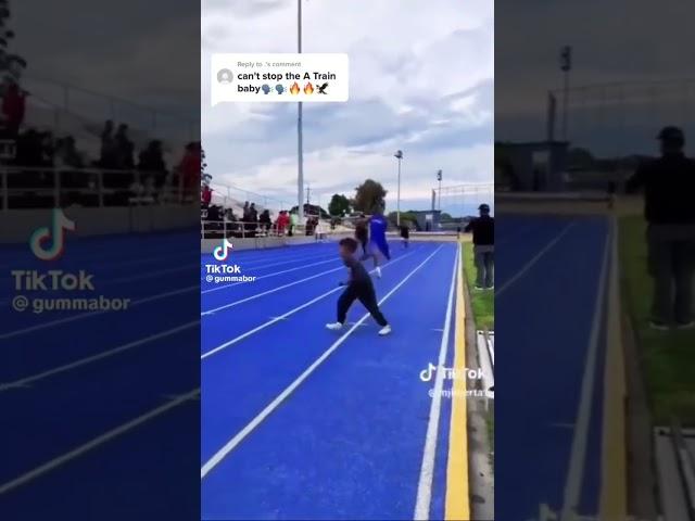 Boy was not losing that race 