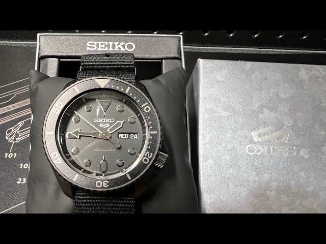 Seiko 5 Sport “Street” SRPD79 Blacked Out