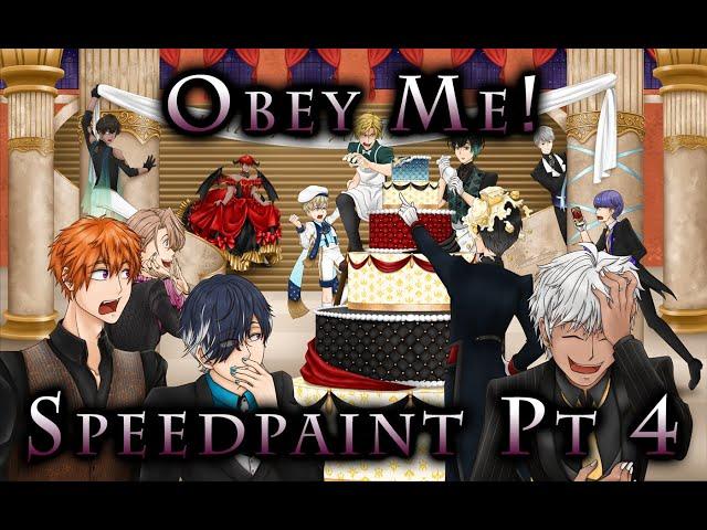 Final Artwork (w/ Commentary)  Obey Me! Contest  Collab Entry Pt 4/4