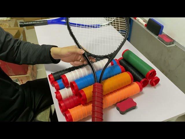 Tennis Silicone Grips Explained - Tennis Lesson - Cold Shrink Grips Instruction