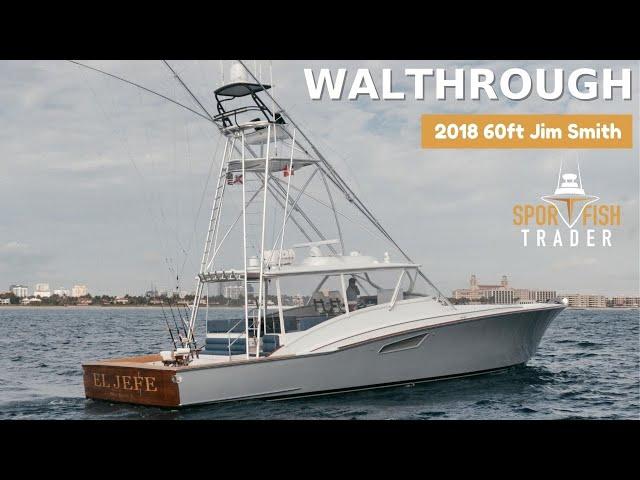 2018 Jim Smith 60ft Express Walkaround Boat For Sale