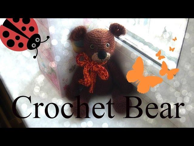 Вязание крючком. Медвежонок амигуруми (Crochet bear).