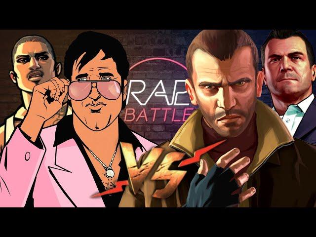 Рэп Баттл - GTA: Vice City & GTA: San Andreas vs. GTA 4 & GTA 5