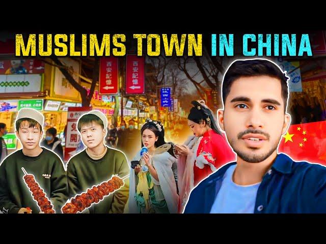 Mosque & Street Halal Food  China Muslim Famous Town