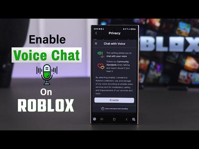 How To Get Voice Chat On Roblox! [Tutorial For iPhone or Android]