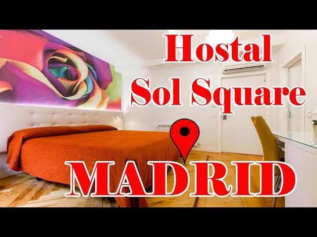 Best Cheap Stays in Madrid Hostal Sol Square/Habadia Madrid Double Room Tour- Best Value for Money