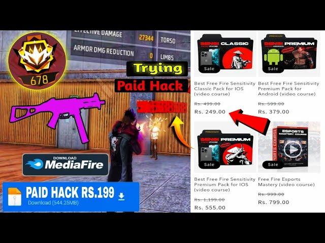 I tried paid Headshot Hack for freefire from Website 