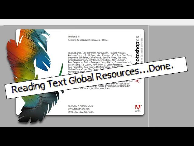 Reading Text Global Resources...Done. Problem solved, Akash Ahmed