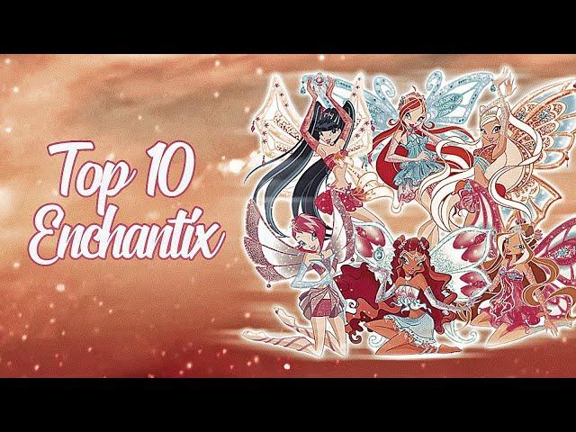 winx club - my top 10 enchantix versions (multilanguage)