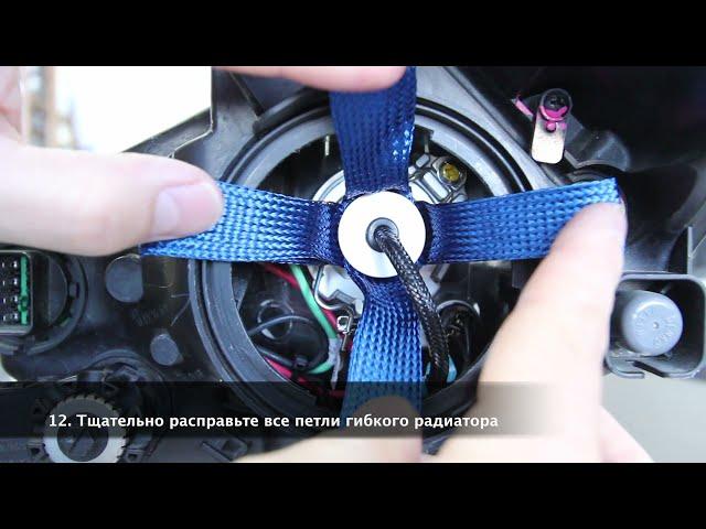 Установка светодиодной лампы h4 5s+ в ближний дальний свет NeTuning