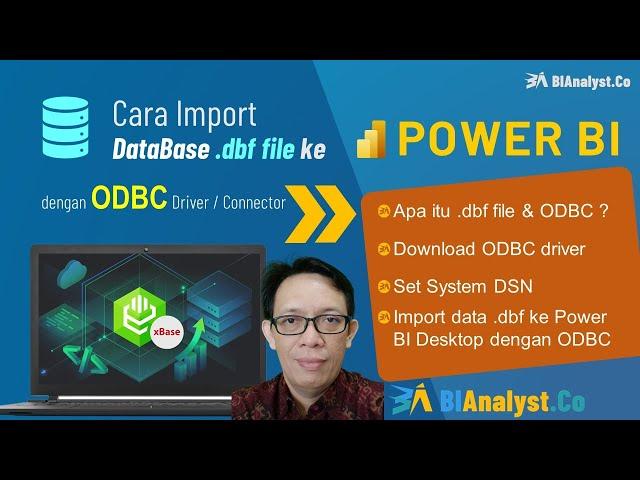 Cara Import file database dbf ke Power BI dengan ODBC driver