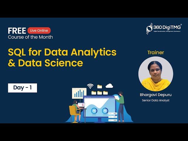 SQL for Data Analytics & Data Science | Day 1 | 360DigiTMG