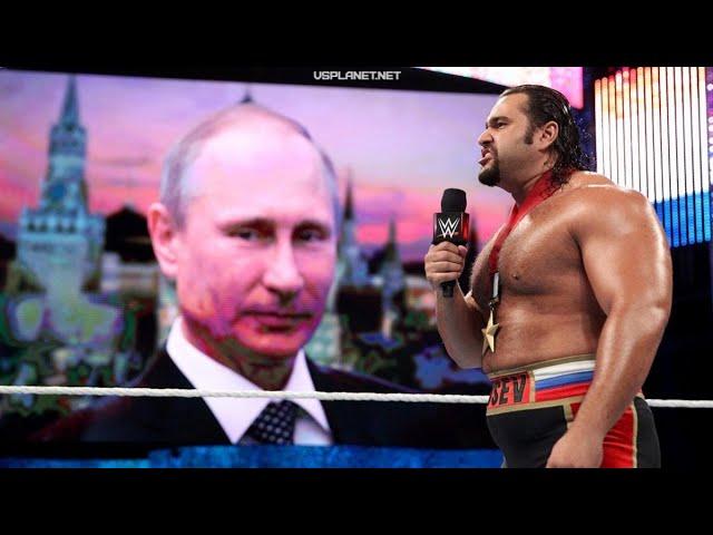 Американский рестлер Биг Шоу оскорбил флаг России на шоу WWE RAW