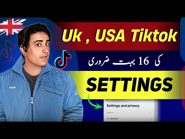 Uk Tiktok Account Settings  | Tiktok Uk Account in Pakistan | USA Tiktok Account Setting | JN Tech