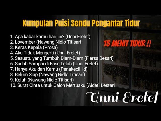 Kumpulan Puisi Relaksasi || Enak Didengar ketika Kerja atau Santai #instrumental #musik