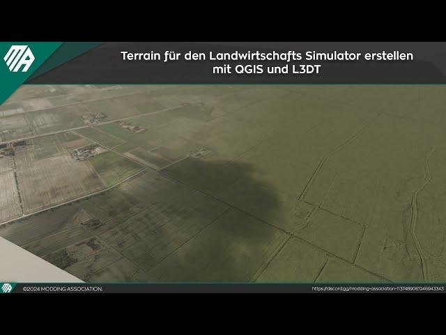 Farming Simulator Terrain erstellen mit QGIS und L3DT