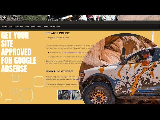 Google AdSense approval and Adding adds to Wix site