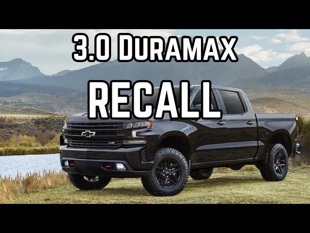 Failed Emissions Test ? NEW Recall for 2022 Silverado / Sierra w/3.0 Duramax Diesel