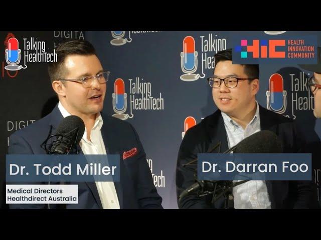 HIC 2024: Dr Todd Miller & Dr Darran Foo, Healthdirect Australia