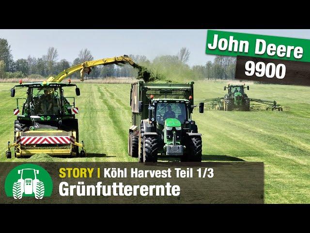 Köhl Harvest Teil 1/3 | John Deere Feldhäcksler 9900 | V12 | Lohnunternehmen | D.O.B. Landtechnik