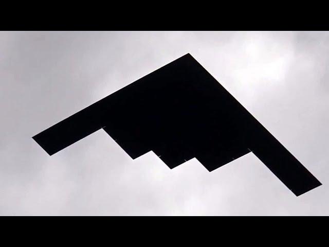 Sinister Looking B-2 Spirit Flyover at RIAT 2017 UK