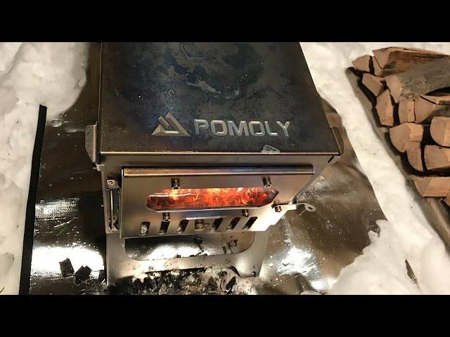 Печка перезимовать и не только.. POMOLY T Brick Mini