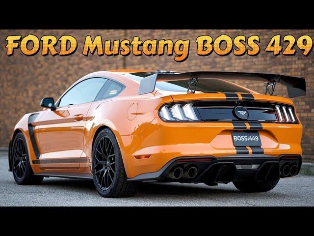 "BOSS is Back: 2025-26 FORD MUSTANG BOSS 429 Officially Revealed "