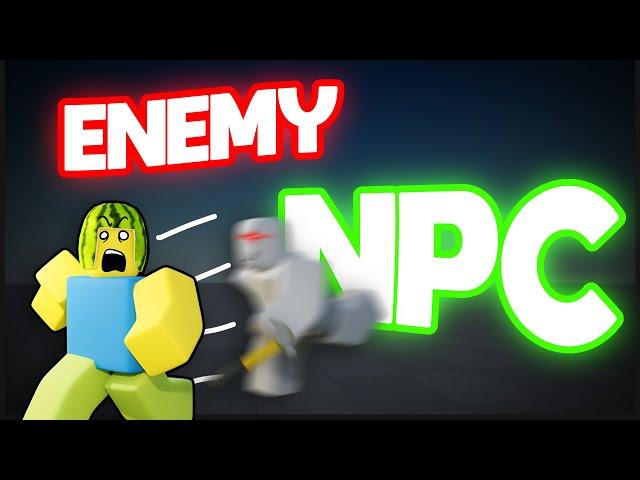 How to Make an Enemy NPC in Roblox Studio 2024!