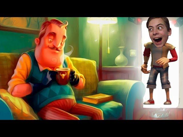 ПРИВЕТ СОСЕД  видео игра детям Hello Neighbor