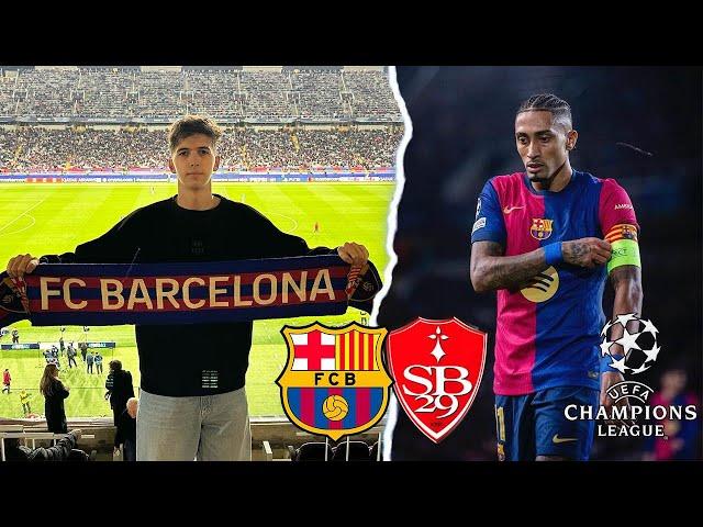 BARCA - BREST | CHAMPIONS LEAGUE STADIUMVLOG 