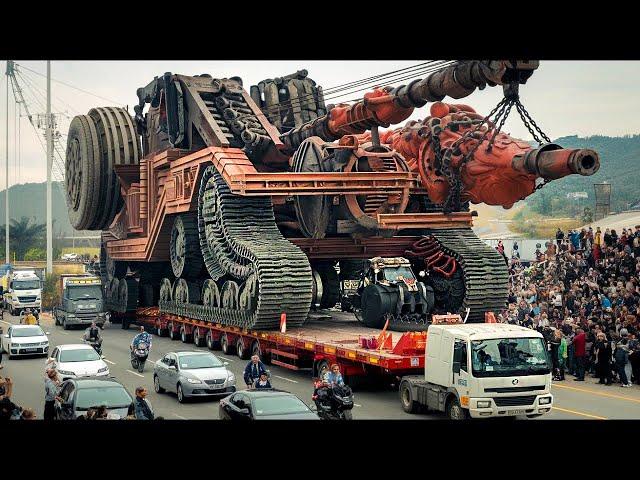 Extreme Dangerous Transport Skill Operations Oversize Truck | Biggest Heavy Equipment Machines #1