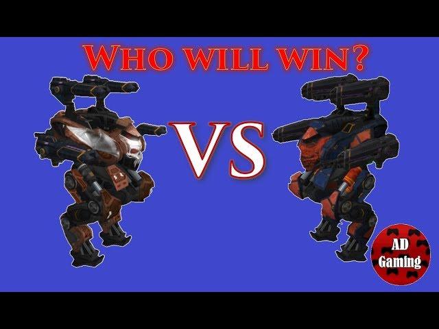 War Robots - Gl. Patton (Shredder) VS Gl. Patton (Halo)