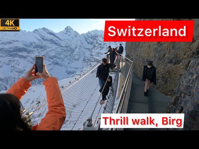 Switzerland 4K | Birg | The Jaw-Dropping Birg Thrill Walk at Schilthorn #switzerland