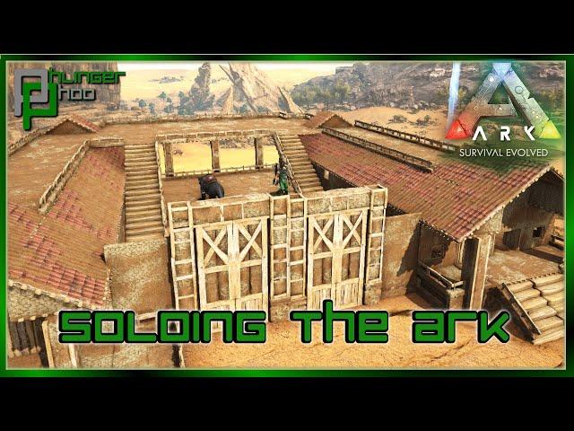 SCORCHED EARTH ADOBE BASE BUILD - BIGGER - FASTER - STRONGER! Soloing the Ark S6E90