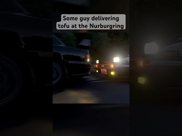 Tofu Delivery at the Nurburgring! #initiald #granturismo #nurburgring #simracing