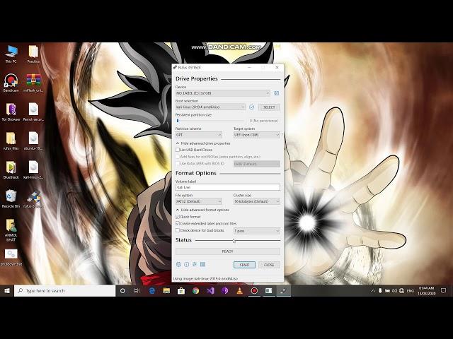 HOW TO CREATE BOOTABLE USB FLASH DRIVE ||KALI LINUX|| ||ANY LINUX DISTRO||