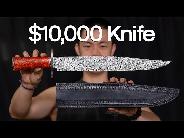 Making a Massive $10,000 Damascus Bowie