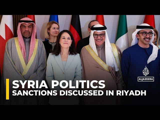 EU and Arab leaders discuss Syria sanctions relief at Riyadh summit