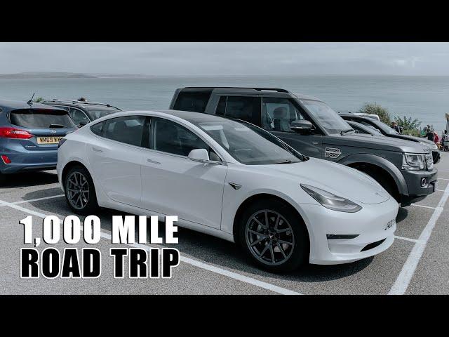 1,000 Mile Road Trip in a Tesla Model 3 (UK)