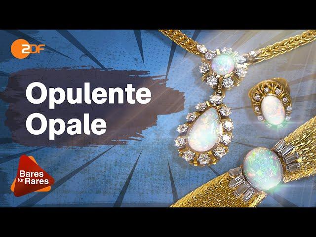 Das Beste vom Besten! Hochwertiger Schmuck mit Brillanten, Gold und hellen Opalen | Bares für Rares