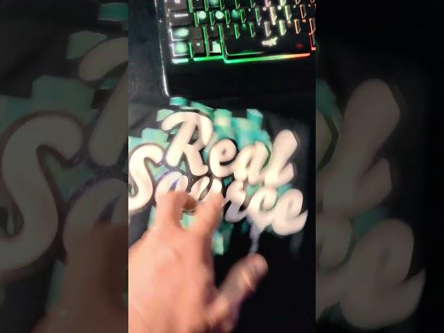 Unboxing new RealSource t-shirt  #minecraftrtx  #rtxtexturepack #realisticminecraft